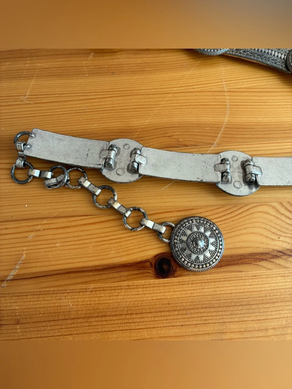 Vintage All Metal Concho Boho Belt